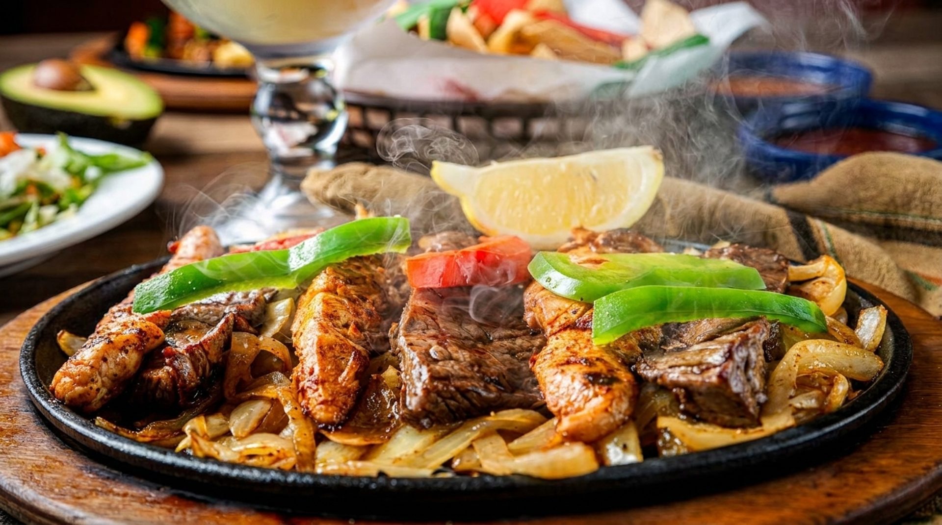 The Steak Poblano Fajitas for Two