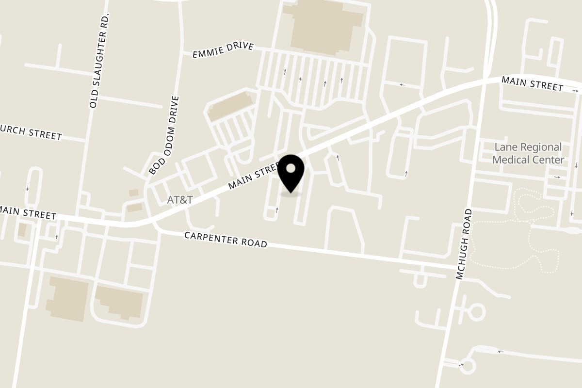 Map showing the location of Mami's Mexican Zachary on 5810 Main St in Zachary