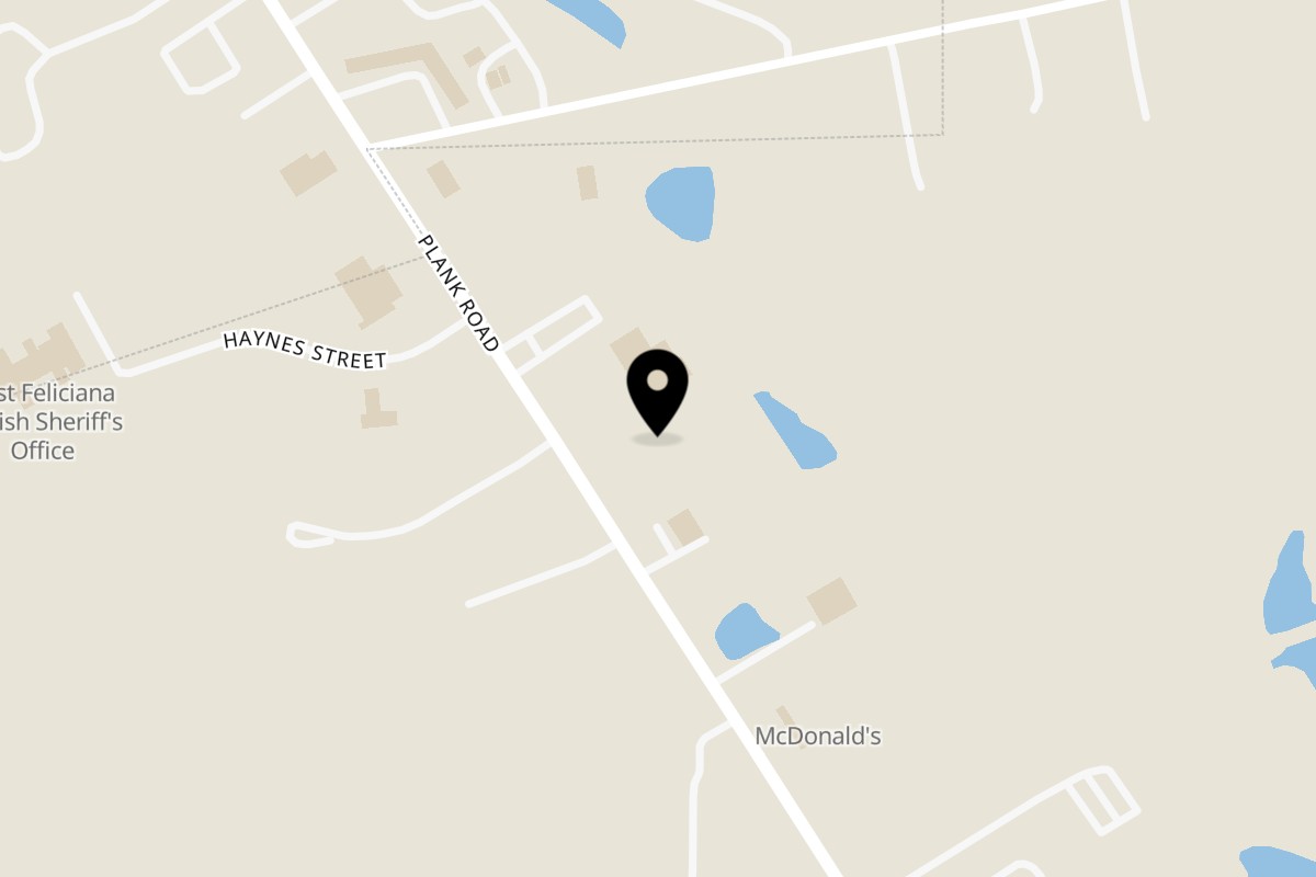 Map showing the location of Mami's Mexican Clinton on 9195 LA-67 in Clinton